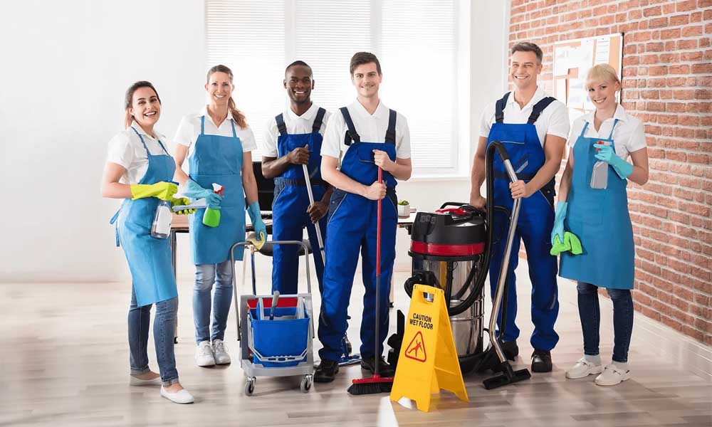 Clean, Move, and Repair Services team